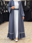 Grey Abaya